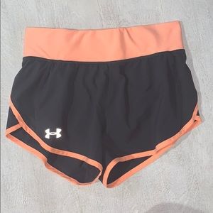 Grey and light pinkish shorts